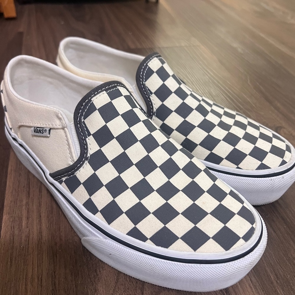 Vans checkerboard Slip ons Platform